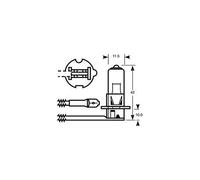 RING - R453 - HEADLAMP CAP - PK22S H3/WATT - 55