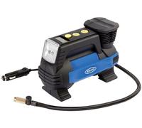 Ring RAC820 12V Fast Flow Tyre Inflator, Preset Function, Adaptor Set and Storage Case
