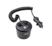 Ring RMS10 12V 120W Car Cigarette Twin Can Multisocket Twin USB Sockets Single