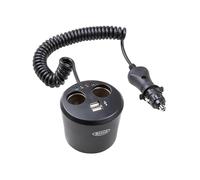 Ring RMS10 12V 120W Car Cigarette Twin Can Multisocket Twin USB Sockets Single