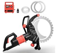 Ring Saw Toroidal Electric Concrete Saw, 16in Brushless Motor Concrete Saws with Water Fed Dust Suppression, 8980W/9500W Concretes Cutter Saws, 11.4 Cutting Depth, Wet Dust-Free System