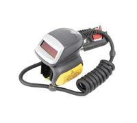 Ring Scanner For Symbol Wt4090 And Wt41n0 Wearable Terminal With Adjustable Strap For Hands Free Barcode Reading In Warehouse Logistics Black