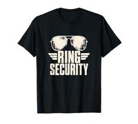 Ring Security Proud Wedding Ring Bearer Funny Minimalist T-Shirt