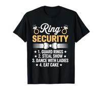 Ring Security Wedding Party Funny Ring Bearer T-Shirt