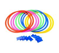 Ring Set - 38cm Connectable Play Rings with 10 Connectors | Colou