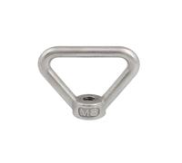 Ring Shape Lifting Eye Nut, Triangle Ring Lifting Eye Nut 304 Stainless Steel M8-M24 1/3/5 pcs(3PC,M14)