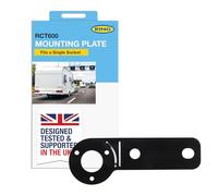 RING Single Mounting Plate Suitable for Most Tow Balls - Durable & Resistant to Corrosion