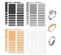 Ring Size Adjuster for Loose Rings, 152 Pcs Invisible Ring Reducer Spacer Sizers Adjusters Guards Tightener for Loose Wide Rings