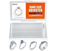 Ring Size Adjuster for Loose Rings,Invisible Transparent Silicone Guards Clip Jewelry Fitter Resizer,Fit Almost Any Ring for Women and Men (12 Pack-4 Sizes)