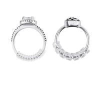 Ring Size Adjuster for Loose Rings - Invisible Waterproof Fit Pads | Hypoallergenic Rubber, Stops Ring Spin, No Resize Needed, Reusable Comfort Grips | Made in UK | JTC LTD