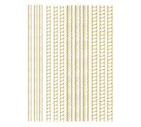 Ring Size Adjuster Loose Rings Guard Spacer Sizer Fitter 12 Pcs Gold