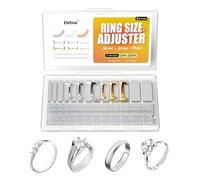 Ring Size Adjuster Set for Loose Rings,3 Styles Invisible Ring Reducer Jewelry Guard Ring Resizer,6Pcs Gold/Silver Filled Metal Ring Guards &117Pcs Sticky Strips &4 Sizes Spirals,Fit Almost Any Ring