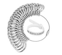 Ring Sizer Gauge Set Metal Finger Measure Sizing Measuring UK A-Z Sizing Clear A-Z Engravings Women Men