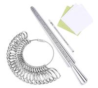 Ring Sizer,Jewelry Measurement - Finger Measurement with Mandrel,for Engagement,Wedding,Home Use, Jewelry Shops, Women, Men and Couples