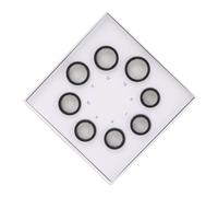 Ring Sizer Measuring Tool, 8 Pcs Ring Sizing Kit 6 to 13 Sizes Plastic Ring Mandrel Ring Size Guage, Finger Ring Measurer Ring Measurement Tool for Choosing The Most Suitable Size