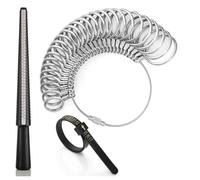 Ring Sizer Measuring Tool Kit, Plastic Mandrel, Re
