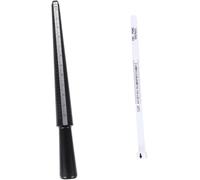 Ring Sizer Set with Clear Scale Measuring Stick and Finger Gauge Accurate US Ring Mandrel Tool for Men Women Reusable Practical Jewelry Measurement for Weddings and Parties - Durable, Portable - Pr...