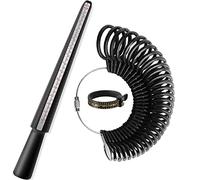 Ring Sizer UK, A-Z Ring Measurement Tool Ring Size Stick Ring Sizer Measurement Scales Set for Measuring Rings Diameters, Finger Gauge Jewellery Sizing Tools Women Men