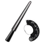 Ring Sizer UK, A-Z Ring Measurement Tool, with Ring Size Guide Chart for Women & Men, with Clear Scale Ring Gauge UK Sizes