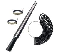Ring Sizer UK,Ring Measurement Tool,UK Rings Size Measure Tool Finger Gauge Kit for Measuring Rings Diameters, Finger Gauge,Jewellery Sizing