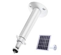 Ring Solar Panel Gutter Mount, 360° Adjustable Rotating Bracket, Weatherproof Solar Panel Mounting Brackets for Security Cameras & Outdoor Solar Systems