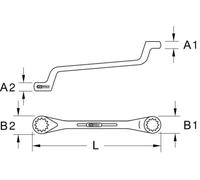 Ring spanner 517.0810 KS TOOLS