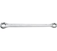 HAZET 609-E6XE8 113 mm Torx Profile Polished Head Double Box-End Wrench - Chrome-Plated