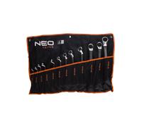 Ring spanner curved 6-32 mm/set 12 pieces/09-952