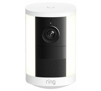 Ring Spotlight Cam (2nd Gen) Battery Retinal 2K Smart Security Camera - White