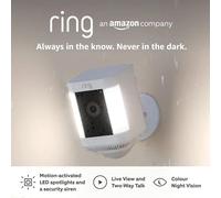 Ring Spotlight Cam Plus, Battery - White
