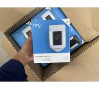 Ring Spotlight Cam Plus, Battery - White