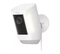 RING Spotlight Cam Pro 2K WiFi Security Camera - Plug-in, White, New