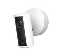Ring Spotlight Camera Pro (Newest Gen) Wired Retinal 4K Security Camera - White