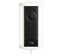 Ring Spotlight Cam Pro (2nd Gen) with Plug-In Adaptor 4K Security Camera - White