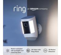 Ring Spotlight Cam Pro, Battery - White