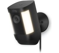 RING Spotlight Cam Pro 2K WiFi Security Camera - Plug-in, Black, Black