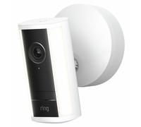 Ring Spotlight Camera Pro (Newest Gen) Wired Retinal 4K Security Camera - White