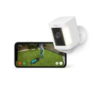 Ring Spotlight Plus Security Camera Hd Battery Powered White