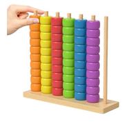 Ring Stack Matching Puzzle - Color Sorting Logic Game, Cognitive Skill Development Toy, Educational Play Activity, Game for Children Preschoolers Home Classroom Travel Kindergarten Party