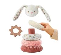 Ring Stacker Toy | Bunny Shape Educational Stacker Game | | STEM Learning Home Nursery Apartment Bedroom Living Room Kindergarten Playroom Preschool Birthday Holiday