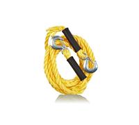 RING Standard Tow Rope Suitable For Small & Medium Cars - Complete With Two Snap-On Hooks, Towing Flag & Warning Sign