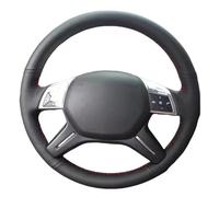 Ring Steering Wheel Cover For Benz For C For GL For G For M For Class For W204 For W463 For X166 For W166 2011-2015 Braids Car Steering Wheel Cover Microfiber Wheel Sleeve Protector(Black Thread)