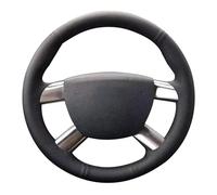 Ring Steering Wheel Cover For Focus 2 2005-2011 For Kuga 2008-2011 For C-MAX 2007-2010 Car Steering Wheel Cover Wheel Sleeve Protector(Yellow Thread)
