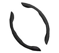 Ring Steering Wheel Cover For VW For GOLF For 6 For 5 For 7 For T5 For T7 For MK6 For MK7 Car Suede Steering Wheel Cover Wheel Sleeve Protector(Suede-Black A)
