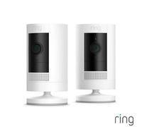 Ring Stick Up Cam Battery 2 Pack White 1080P Hd Video, Two-Way Talk, Motion Alerts, Night Vision, Indoor/outdoor Security Camera