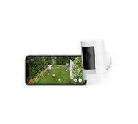 Ring Stick Up Cam | Battery | HD Outdoor Wireless Camera System | White