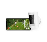Ring Stick Up Cam | Battery | HD Outdoor Wireless Camera System | White