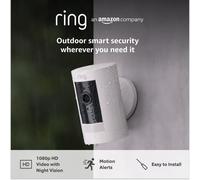 Ring Stick Up Cam | Battery | HD Outdoor Wireless Camera System | White