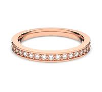 Swarovski Rare Rose Gold Tone White Crystal Channel Half Eternity Ring 5032901