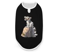 Ring Tailed Lemur Dog Shirts Patterned Pet Clothes Tank Top Sleeveless T-Shirt for Cats Puppy 2XL